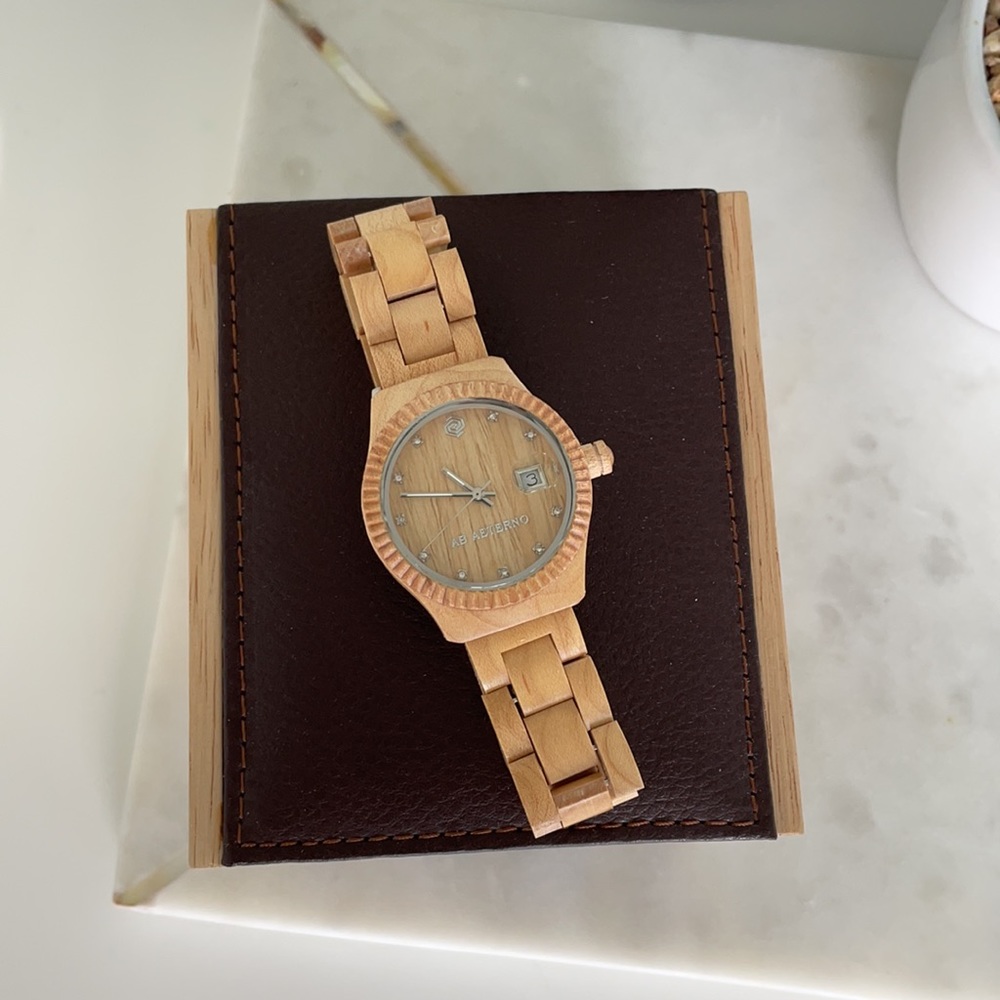 Wooden Watch From Italy